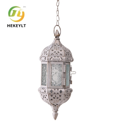 Μαροκινό φως κρεμαστών κοσμημάτων Menorah γυαλιού ένωσης σιδήρου για το γαμήλιο σπίτι