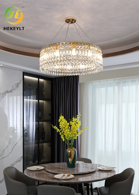 Χρησιμοποιημένος για το σπίτι σύγχρονο φως κρεμαστών κοσμημάτων χαλκού και γυαλιού ξενοδοχείων E26
