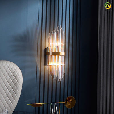 E14 Χ σύγχρονο φως τοίχων κρυστάλλου 2 πολυτέλειας για το σπίτι/το ξενοδοχείο/την αίθουσα εκθέσεως