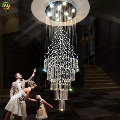 Φωτιστικό κρεμαστό κρυστάλλινο πολυέλαιο Gu10 Customized Clear Wedding Designer Led