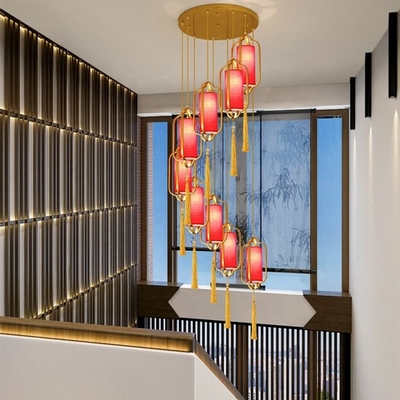 E27 σύγχρονο φως κρεμαστών κοσμημάτων τέχνης απλότητας για τη σκάλα γαμήλιων σπιτιών