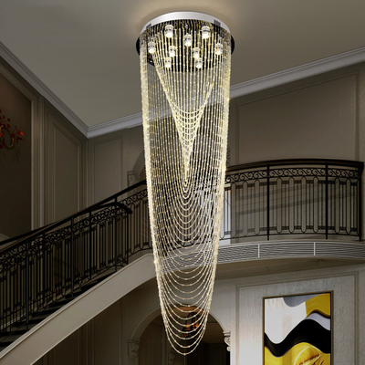 Σύγχρονο μαροκινό λόμπι ξενοδοχείων ύφους που κρεμά το μεγάλο φωτισμό D40/50/60cm πολυελαίων κρυστάλλου