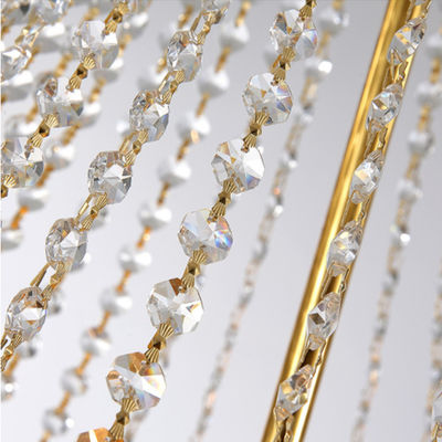 Καθρεφτών τιτανίου ελαφρύ ανοξείδωτο κρεμαστών κοσμημάτων κρυστάλλου σύγχρονο κατοικημένο